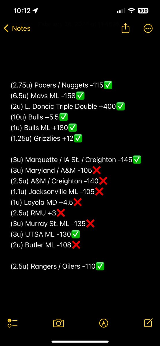 Monster NBA sweep makes up for shitty CBB picks