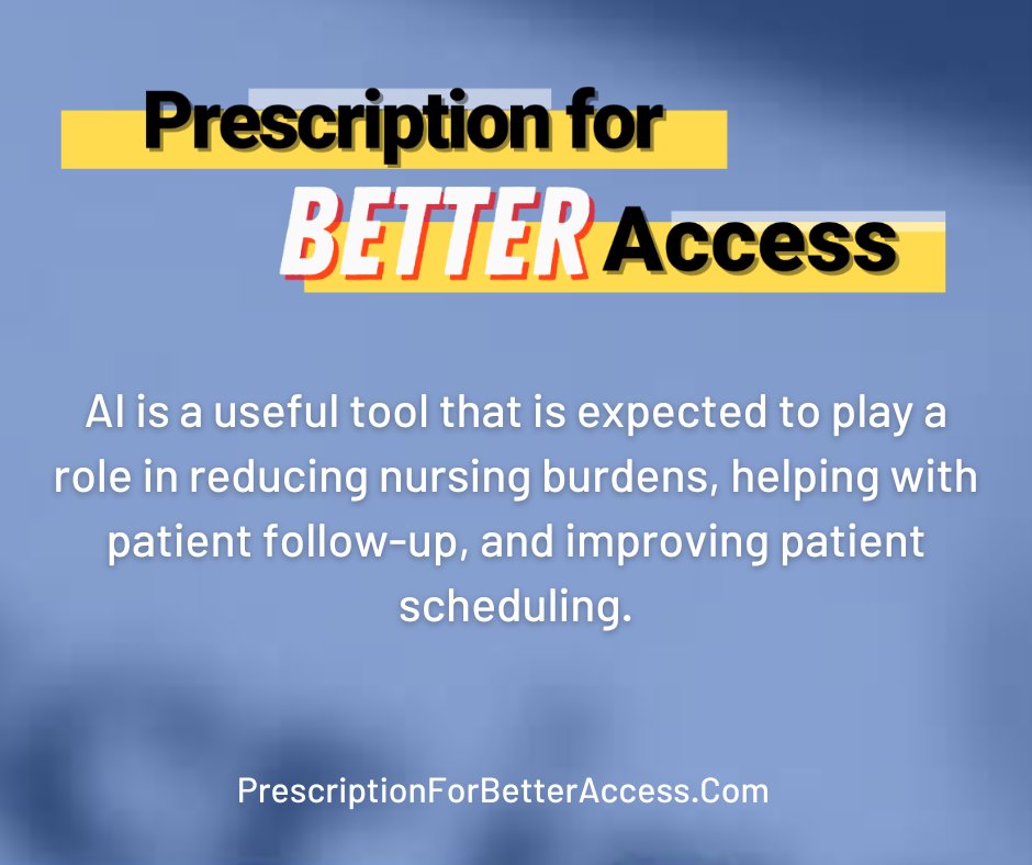 Will AI improve the healthcare system? Listen here: prescriptionforbetteraccess.com/14-2024-policy… #healthcare #Nursingburdens #patientscheduling #burnout