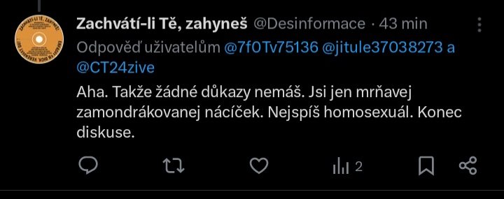 Takhle je to s dezoláty <a href="/Desinformace/">True Ukraine</a> pořád. Pořád dokola opakuji ty samé nesmysly a když si uvědomí,  že to nestačí,  vystříkne z nich žluč a zablokují se.