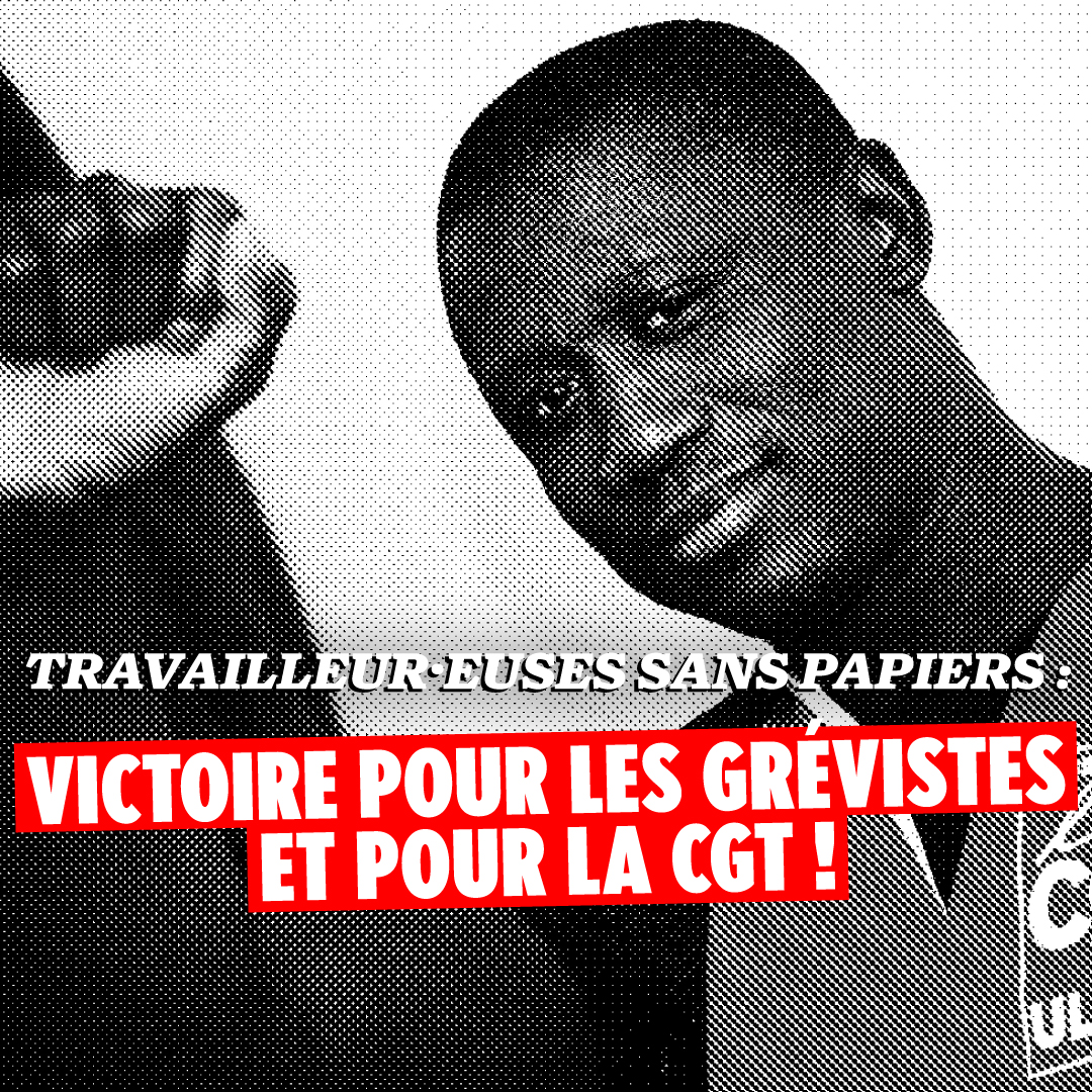 🔥 Travailleur·euses sans papiers : victoire pour les grévistes !

Emmaüs, intérim, saisonniers, Amazon... 
Ce jeudi 29 février la CGT a enfin obtenu l’ouverture d’un processus de régularisation de l’ensemble des travailleur·euses et sans papier en grève.

tinyurl.com/4srce7s2