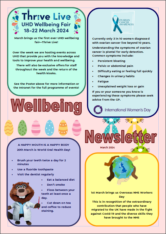 UHD Portering Department (@uhd_porters) on Twitter photo It's that time of the month again when <a href="/Amanda_Murree/">Amanda</a> gives us her Wellbeing roundup for the month ahead. We are particularly excited by #ThriveLive this month which looks to give staff some great resources for their wellbeing!
<a href="/UHD_NHS/">University Hospitals Dorset NHS Foundation Trust</a> <a href="/SorchaDossitt/">Sorcha Dossitt (she/her)๐</a> #Wellbeing #TeamUHD It's that time of the month again when <a href="/Amanda_Murree/">Amanda</a> gives us her Wellbeing roundup for the month ahead. We are particularly excited by #ThriveLive this month which looks to give staff some great resources for their wellbeing!
<a href="/UHD_NHS/">University Hospitals Dorset NHS Foundation Trust</a> <a href="/SorchaDossitt/">Sorcha Dossitt (she/her)๐</a> #Wellbeing #TeamUHD