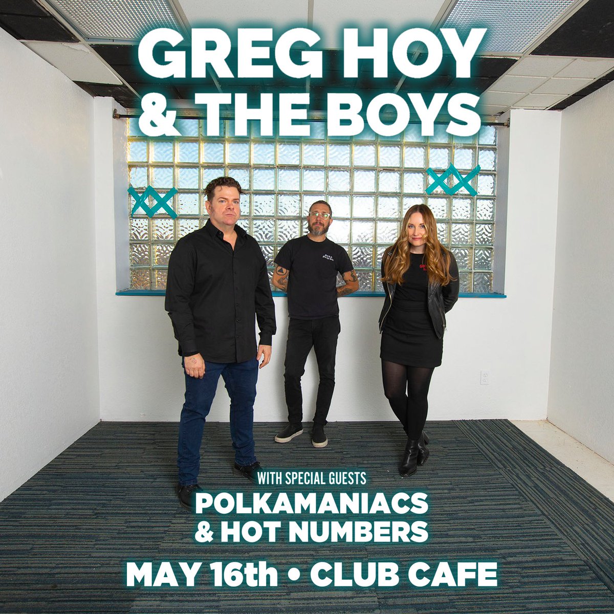 📣🗓 NEW SHOW 🗓📣

@ClubCafeLive | 05/16 | @thegreghoy with special guest @polkamaniacs & #HotNumbers! 

🎟 On Sale 02/29 10AM via: tinyurl.com/59mmmyuu 

#opusonepgh #pittsburgh #greghoy #greghoyandtheboys #clubcafe #clubcafelive #indie #pghlocal #localartist