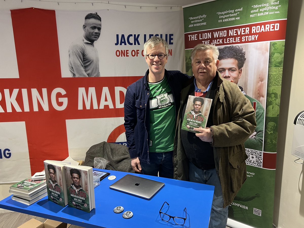 Just posted an update about a great visit to @barkingfc at the weekend talking about @JackLeslieCamp and The Lion Who Never Roared. Nice of the club to interview me for it’s YouTube channel too… jackleslie.co.uk/news/barking-m… #barking #pafc #whufc