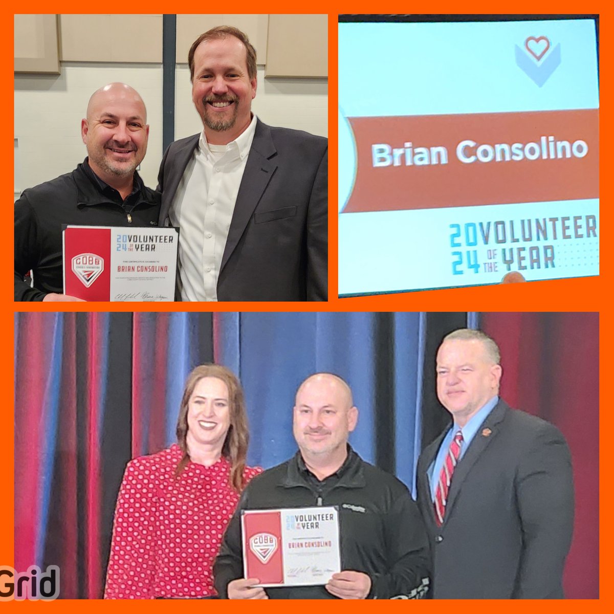 We are excited to recognize and celebrate our Volunteer of the Year, Brian Consolino!! Thank you for all you do to support our programs and students 🤘🤘