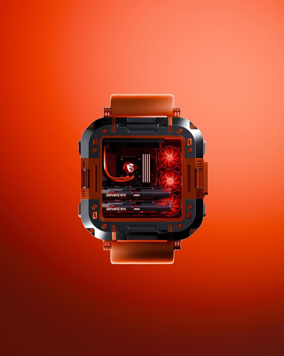 Unveiling the heartbeat of time: my 3D design transforms watches into a mesmerizing symphony of computer components. ⌚💻 #TimeTech #3DDesign  #watchdesign #3d