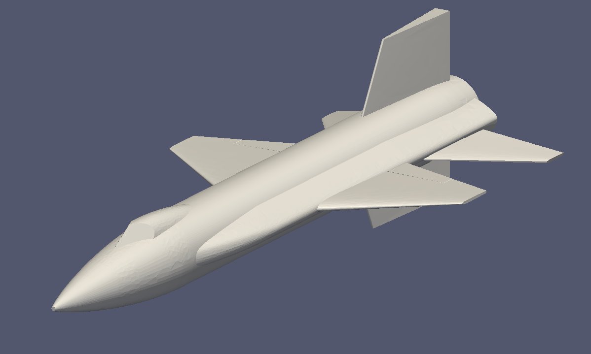garcfd's tweet image. using #netfabb and #paraview to split the geometry and delete some of the internal surfaces which often causes problematic discontinuities in the surface flow #X15