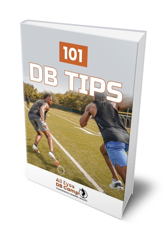 dbtips101's tweet image. Lockdown your skills with "101 DB Tips" – the playbook for defensive backs. From studying film to perfecting man coverage, this guide has got you covered. Available in e-book or soft cover. Get your copy and elevate your game today:
stan.store/alleyesdbcamp