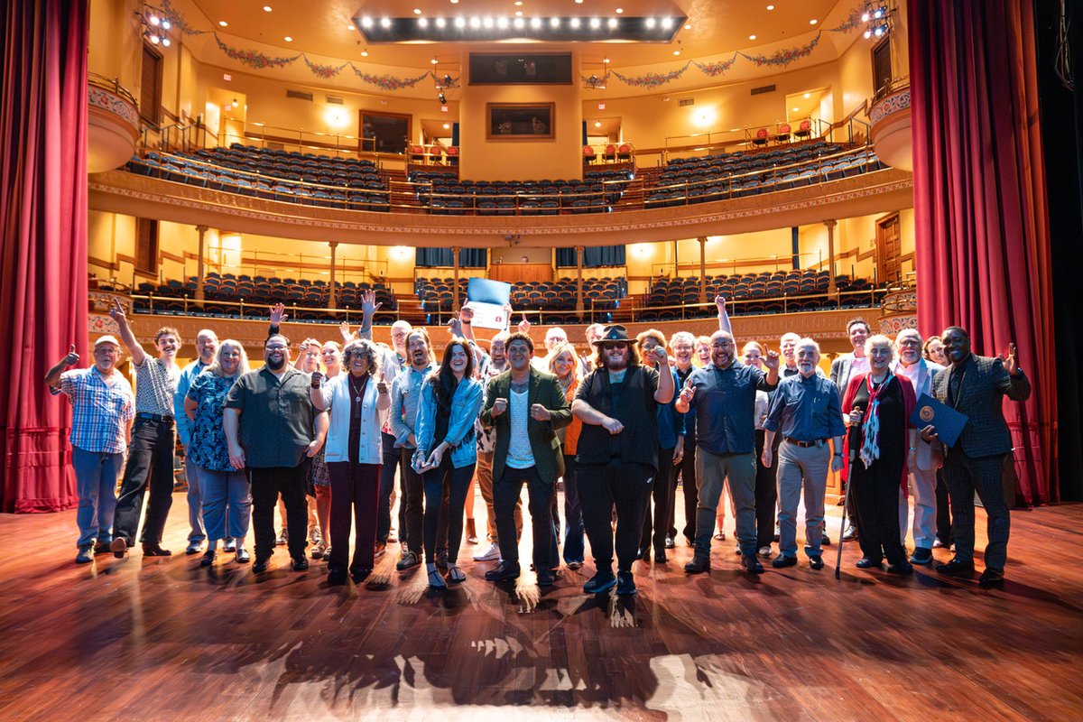 Congrats to @GalvestonIsland & The City of Galveston on becoming the 58th @txmusicoffice @MusicFriendlyTX certified community! What an honor to present the certification on the stage of the beautiful @Grand1894 Opera House!