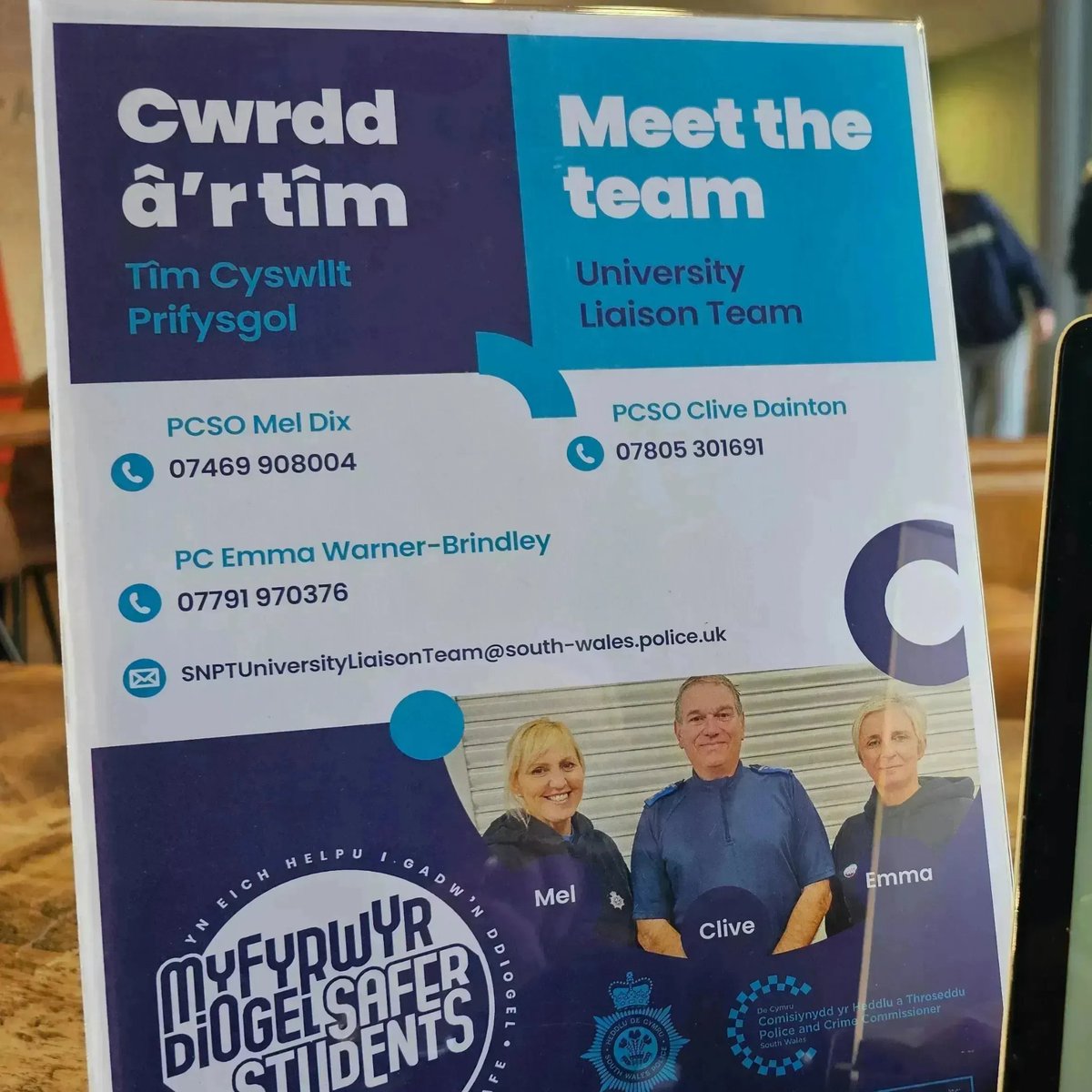 EmmaUniCop's tweet image. Mae galw heibio heddiw yn @prime_student #coppergate #tîmcyswlltprifysgol #cyngorataltrosedd @swanseaunisu @swanseauni @myuniswansea @campuslifesu #chat @uwtsd @uwtsdunion @uwtsdstudents @swpolice @CampusLifeSU @SWPSwansea @SWPVolunteers