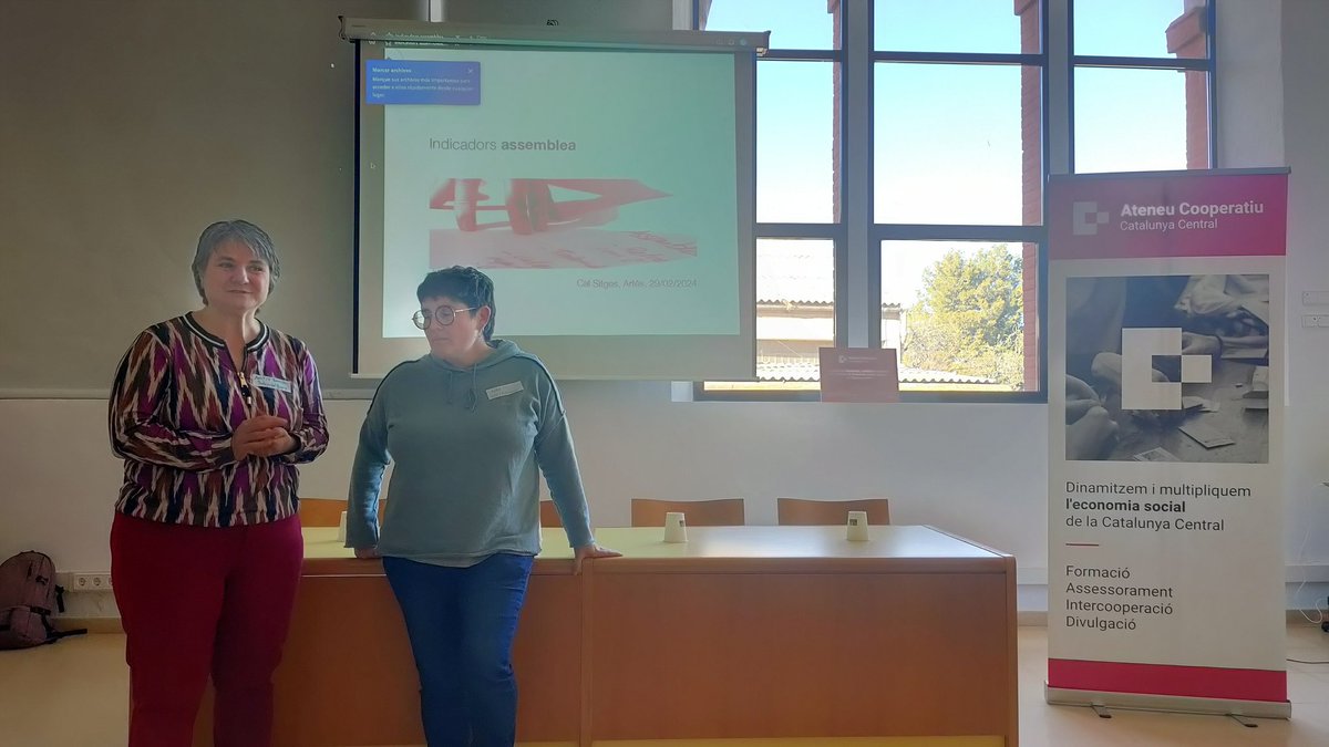 Ateneu Cooperatiu de la Catalunya Central (@coopcatcentral) on Twitter photo Avui, assemblea d'entitats de l'Ateneu <a href="/CoopCatCentral/">Ateneu Cooperatiu de la Catalunya Central</a> a Cal Sitges, a Artés. Gràcies a totes per participar!
Comencem amb les companyes d'@olatukoop i <a href="/KoopFabrika/">KoopFabrika</a>, que ens expliquen la nova temporada onada de cooperativisme a Euskal Herria. Molt interessant! Avui, assemblea d'entitats de l'Ateneu <a href="/CoopCatCentral/">Ateneu Cooperatiu de la Catalunya Central</a> a Cal Sitges, a Artés. Gràcies a totes per participar!
Comencem amb les companyes d'@olatukoop i <a href="/KoopFabrika/">KoopFabrika</a>, que ens expliquen la nova temporada onada de cooperativisme a Euskal Herria. Molt interessant!