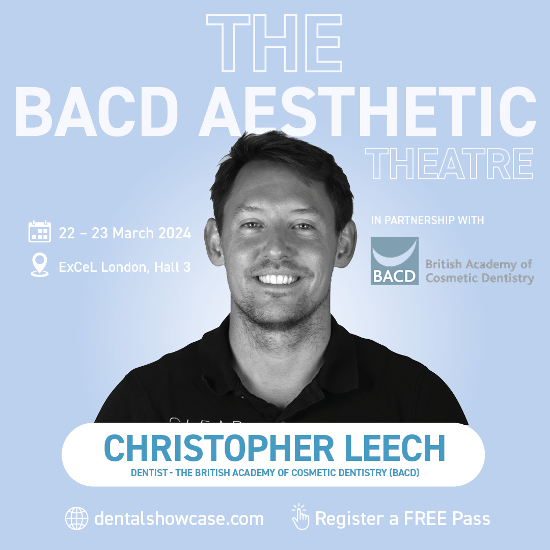 Join Christopher Leech in the BACD Aesthetic theatre to gain a greater understanding of the principles of Immediate Implant Placement and how to utilise them to maximise predictable cosmetic outcomes for your patients.

Friday 22nd March 12:45. dentalshowcase.com/conference-pro…

@theBACD