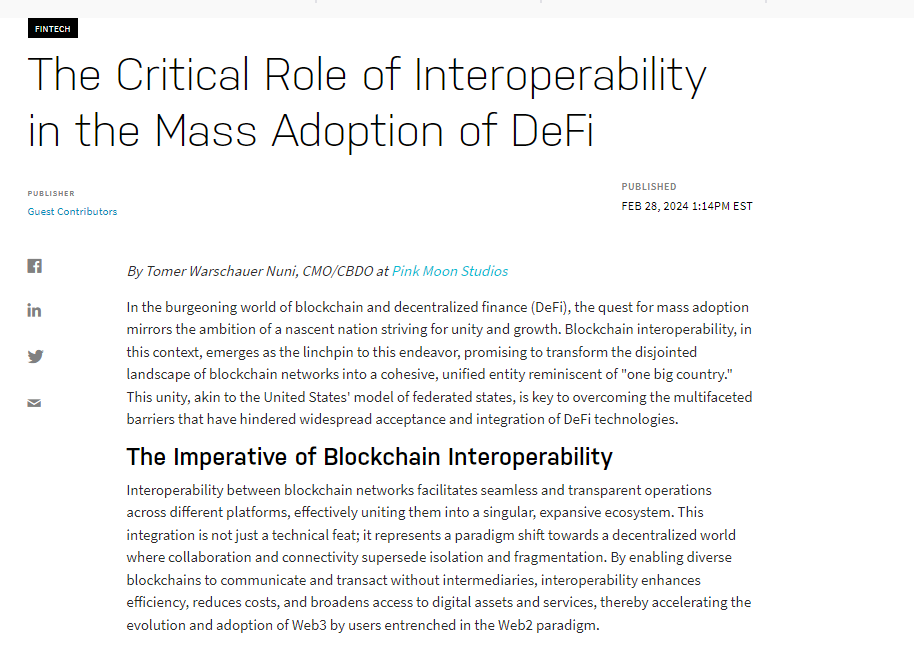 📢Kima Mentioned on Nasdaq!📢 We are thrilled to announce that Kima Network has been highlighted on @Nasdaq🔥, a comprehensive platform providing a wide range of financial information, in the recent article titled “Critical Role of Interoperability in the Mass Adoption of DeFi”.…