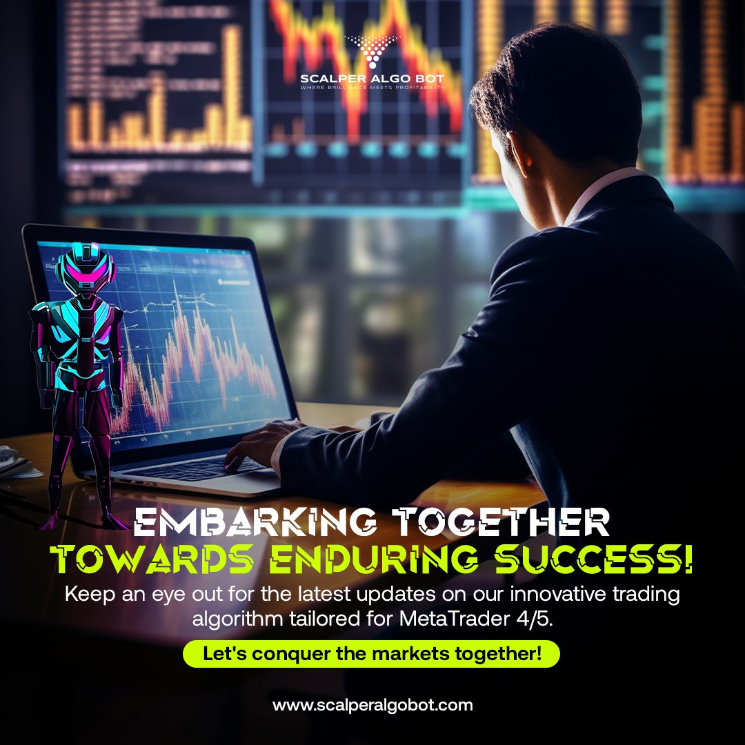ScalperAlgoBot's tweet image. Join us on a journey to enduring success! 💹
🚀 Stay tuned for updates on our innovative trading algorithm designed for MetaTrader 4/5.
Together, let's conquer the markets! 🙌
#scalperalgobot #machinelearningalgorithms