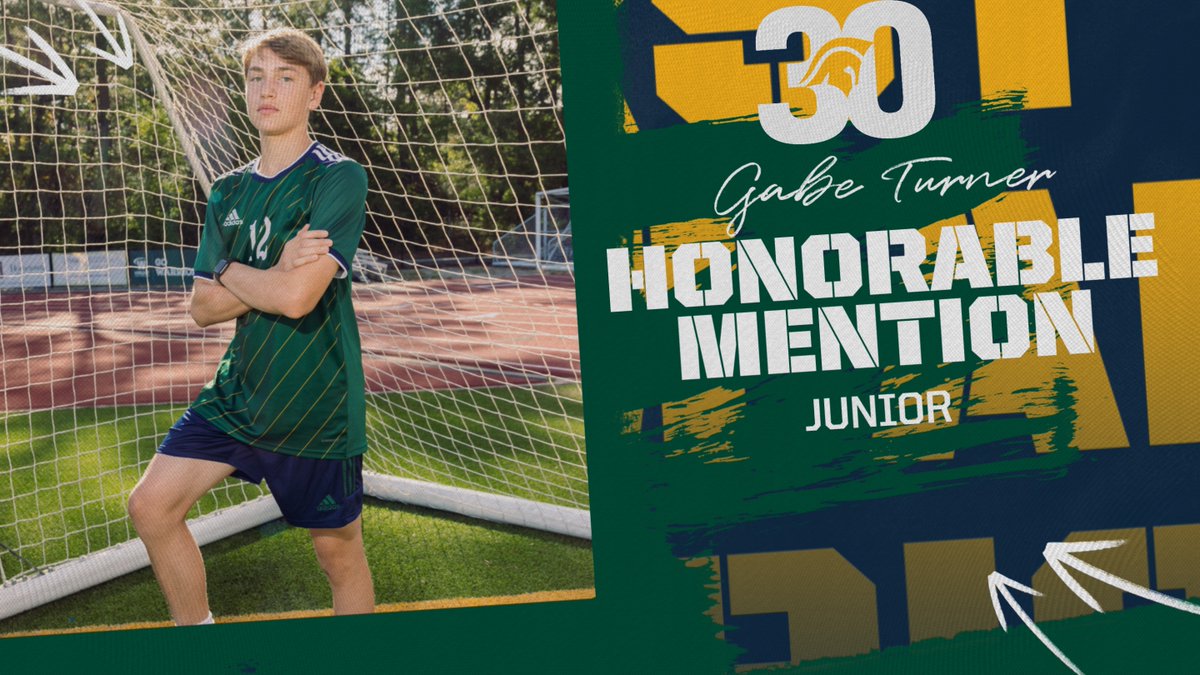 Congrats to the following players for receiving All-District Honorable Mention.
Junior Gabe Turner 
Sophomore Justin Furnace