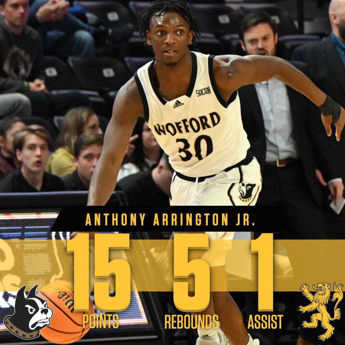 New career high ✅
Big win over #1 seed ✅

4-6 FG
2-3 3FG

Keep playing your best as you guys head into March!  <a href="/ant1arrington/">Ant Arrington🦍</a>