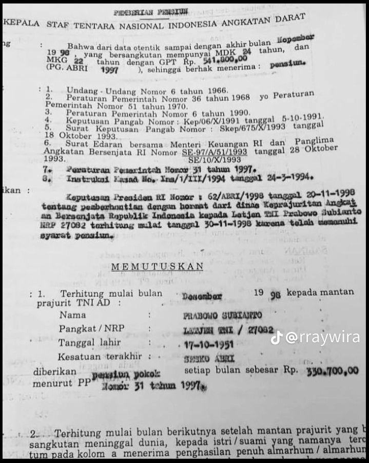 Patrickstr23's tweet photo. @toe_giman Katanya di pecat ko dapet pensiunan si https://t.co/VlCnlcAehX