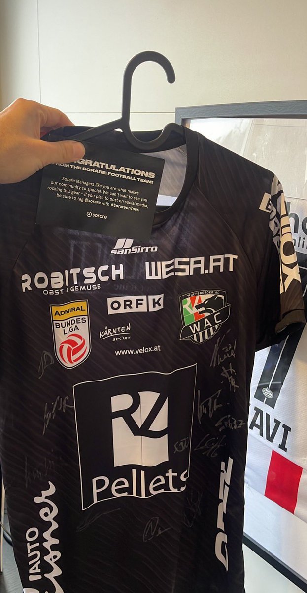 Always nice to get a free addition to my collection! Thanks a lot for this one! <a href="/Sorare/">Sorare</a> #raffle #Sorare