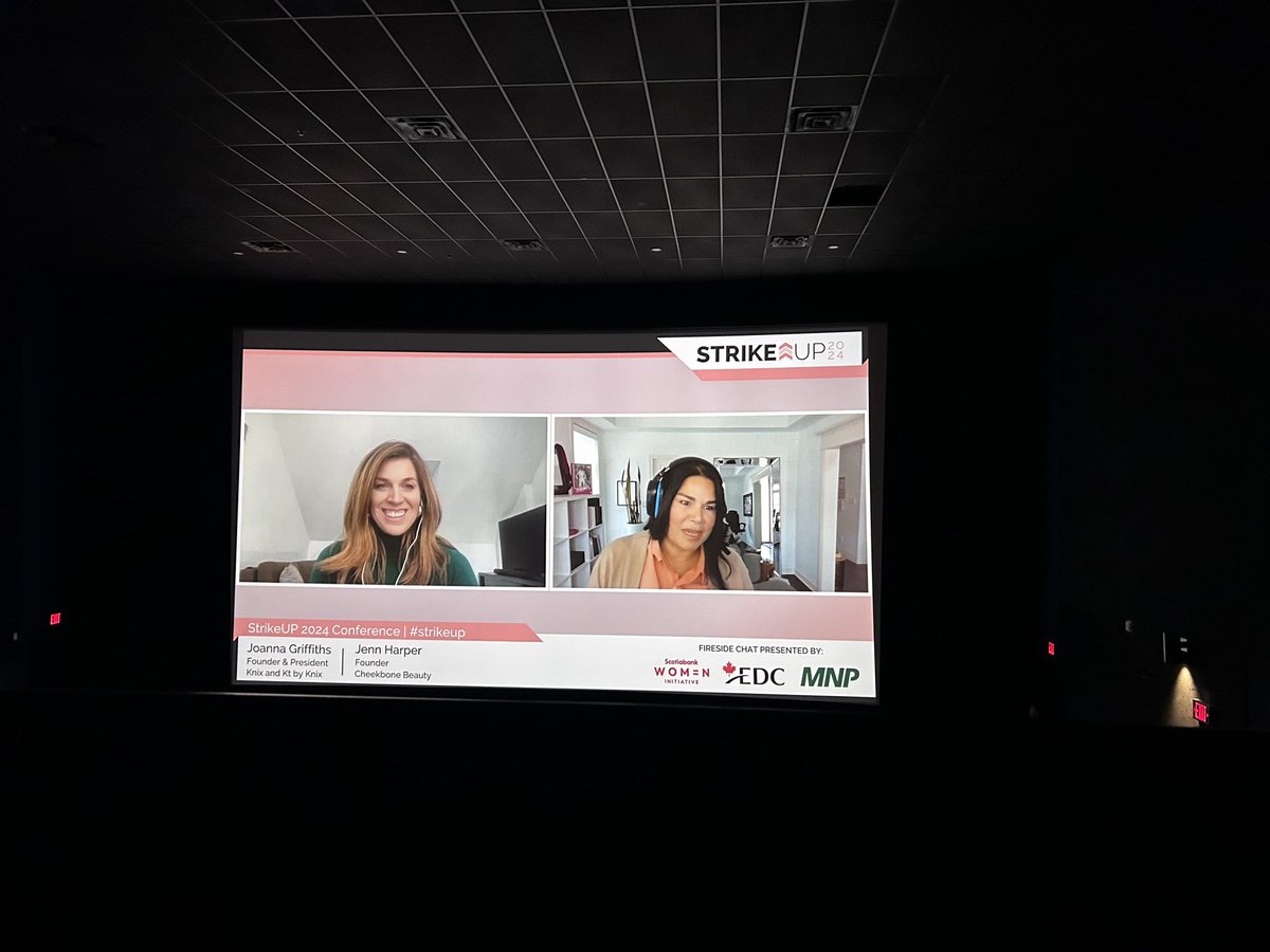 EPICentre UWindsor (@uofw_epicentre) on Twitter photo Loving this chat with Joanna Griffiths, founder of <a href="/ktbyknix/">Kt by Knix</a> & Jenn Harper founder of <a href="/cheekbonebeauty/">Cheekbone Beauty 💋</a>
#strikeup Loving this chat with Joanna Griffiths, founder of <a href="/ktbyknix/">Kt by Knix</a> & Jenn Harper founder of <a href="/cheekbonebeauty/">Cheekbone Beauty 💋</a>
#strikeup