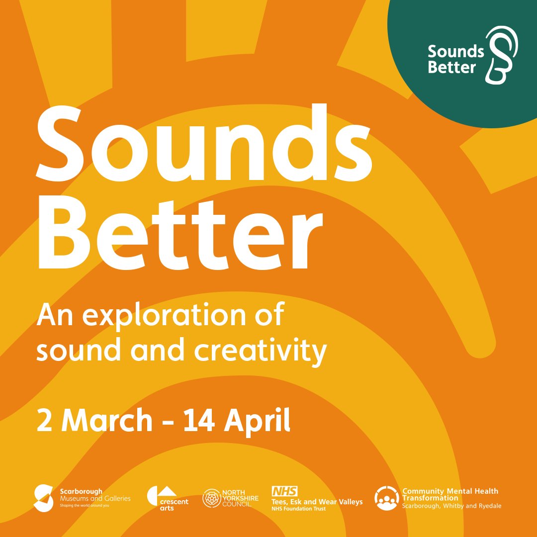 crescent_arts's tweet image. Introducing 'Sounds Better' a new exhibition at Woodend Gallery from March 2nd - April 14th, an exploration of sound and creativity! Brought to you by local community voices... rb.gy/iwi3y2