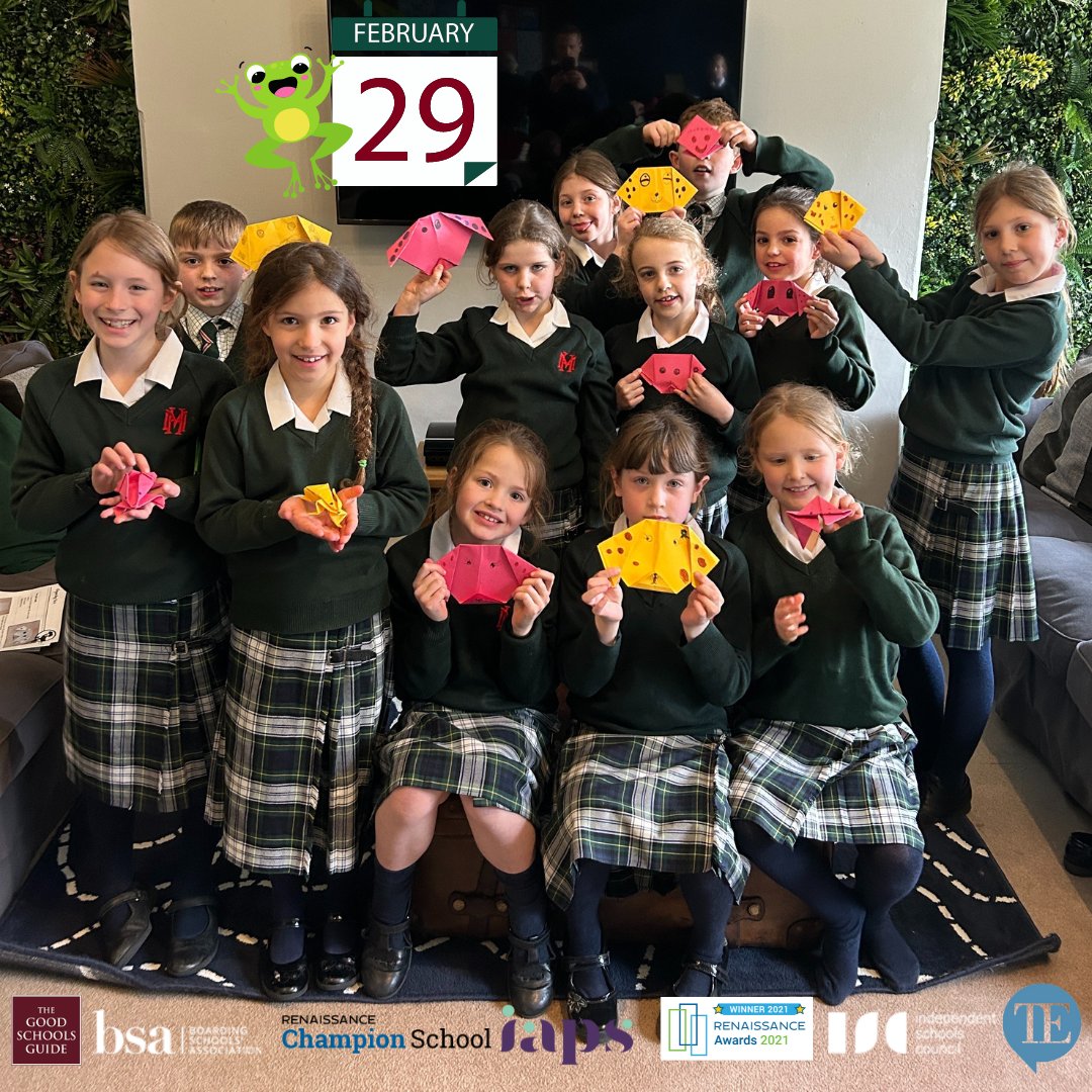 mowden_hall's tweet image. The children leaped into creativity today at The Treehouse! They conquered the art of origami, crafting adorable hopping frogs to celebrate Leap Day!  #Origami #LeapDay #CreativeFun 🐸✨
