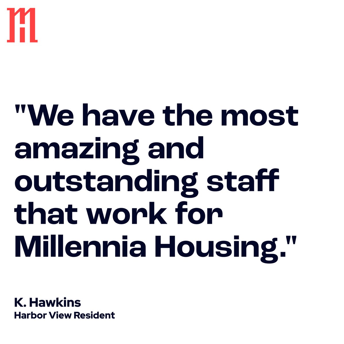 One of our residents has a big shoutout to the team at Harbor View Apartments in Cadillac MI, giving special thanks to Property Manager, Judy Williams, Leasing Agent, Krystal Perry, Custodian, Diane Gardner, Maintenance Maestro, Chazz Flynn, &amp; Service Coordinator, Cathy Best.