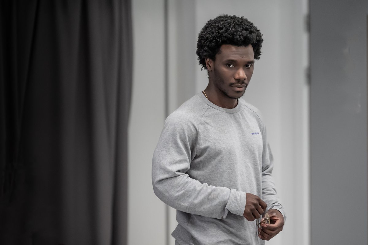 Cabaret at the Kit Kat Club (London) (@kitkatclubldn) on Twitter photo Rehearsal room sneak peek. 👀 From 11 March, <a href="/michaelahomka/">Michael Ahomka-Lindsay</a> (Newsies) joins the #KitKatClub as Clifford Bradshaw.
Head to our profile now for more brand new rehearsal shots.
Tickets: kitkat.club
📸: <a href="/brennerphotos/">Marc Brenner</a> Rehearsal room sneak peek. 👀 From 11 March, <a href="/michaelahomka/">Michael Ahomka-Lindsay</a> (Newsies) joins the #KitKatClub as Clifford Bradshaw.
Head to our profile now for more brand new rehearsal shots.
Tickets: kitkat.club
📸: <a href="/brennerphotos/">Marc Brenner</a>