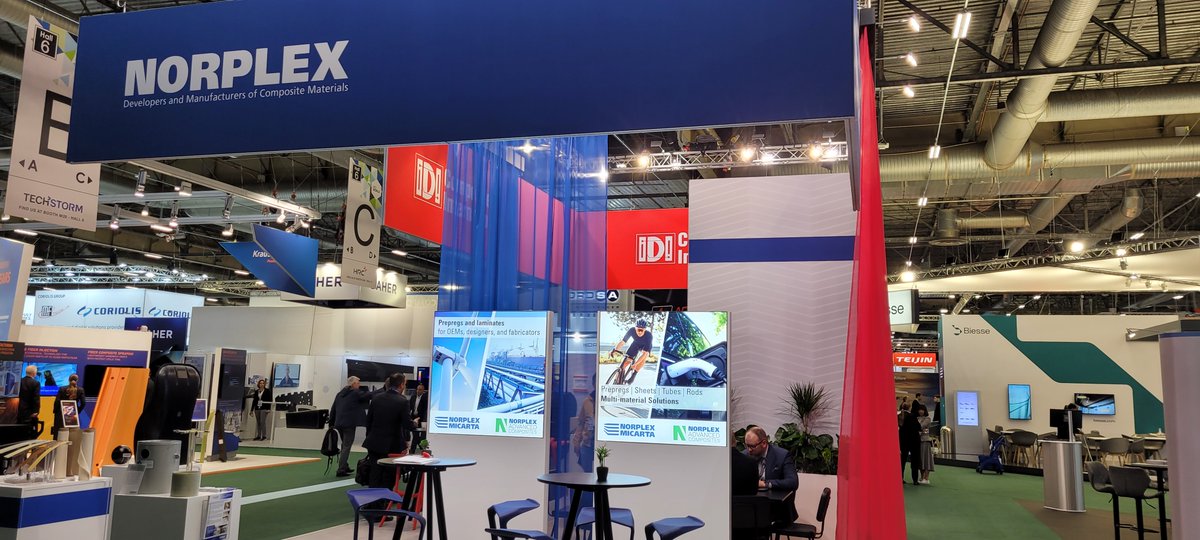 Attending JEC World in Paris March 6-8? Stop by Norplex’s booth in Hall 6 Booth C27 to visit with members of our United States and China team. See new and exciting projects Norplex has been working on with highlights on natural fiber composites, cryogenic materials and EnableX.