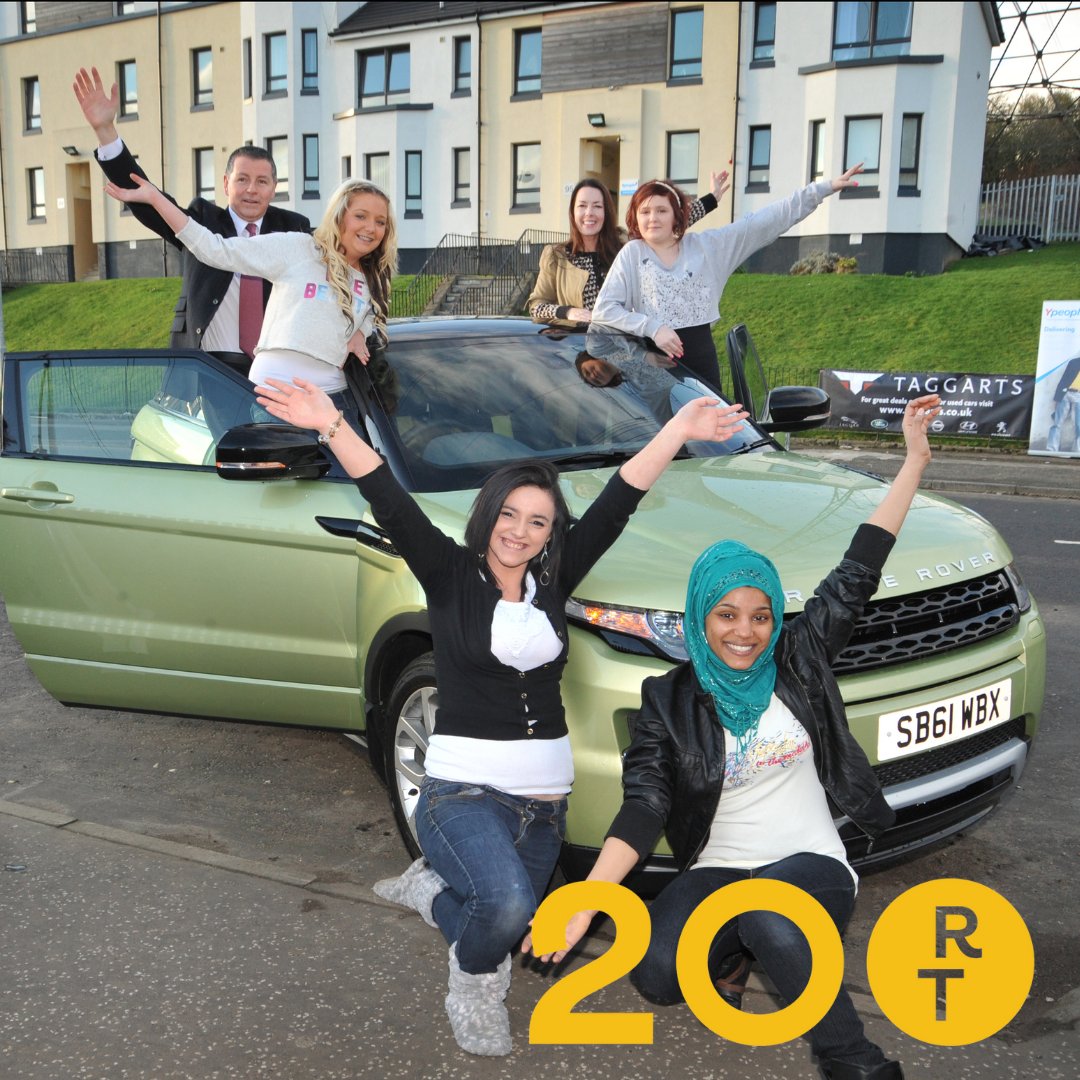 Throwing it back for our 200th anniversary with this pic of young people outside our supported accommodation in Glasgow! Today, we're still ensuring safe spaces for young people, walking alongside them to create happier and healthier futures > rightthere.org