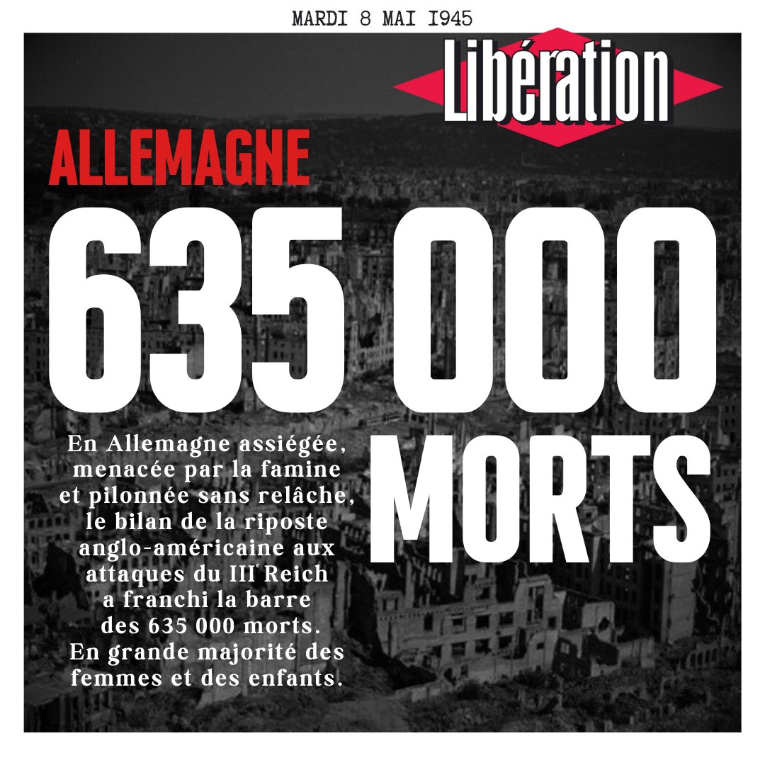 Voilà à quoi aurait ressemblé la Une de @libe le 8 mai 1945