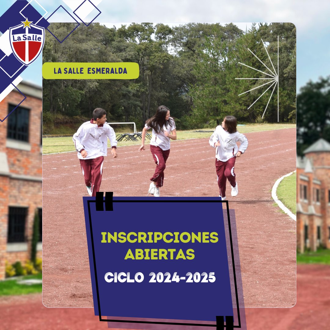 🏫 ¡Aventura educativa a la vista! 🚀 Inscríbete en nuestro Plantel La Salle Esmeralda para el Ciclo 2024 - 2025. Descubre un viaje lleno de conocimiento y oportunidades. 📚💫 ¡Tu futuro comienza aquí! #PlantelLaSalle #Inscripciones2025 🎓🌍
