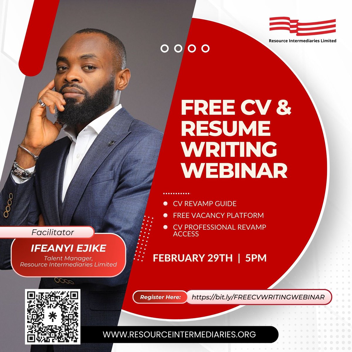 resourceint's tweet photo. We are going live in 30 mins. Struggling with your CV? Get expert guidance at our FREE CV writing webinar and learn how to stand out from the crowd. #RILCVwritingwebinar #CVHelp #FreeTraining #CareerSuccess

https://t.co/nxxO50mjKs https://t.co/ocQxkVyulq