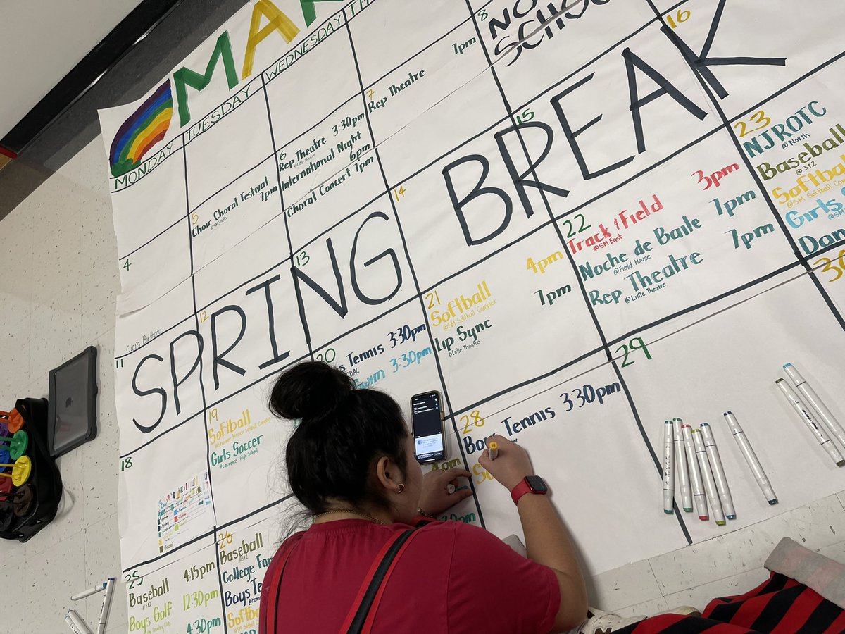 SMN Pep Club (@smnpepclub) on Twitter photo March calendar in the works… ✏️
<a href="/SM_NORTH_HS/">SM North HS</a> <a href="/SMNorthBooster/">SMN Booster Club</a> <a href="/SMNorthPTSA/">SM North PTSA</a> <a href="/theSMSD/">SM School District</a> March calendar in the works… ✏️
<a href="/SM_NORTH_HS/">SM North HS</a> <a href="/SMNorthBooster/">SMN Booster Club</a> <a href="/SMNorthPTSA/">SM North PTSA</a> <a href="/theSMSD/">SM School District</a>