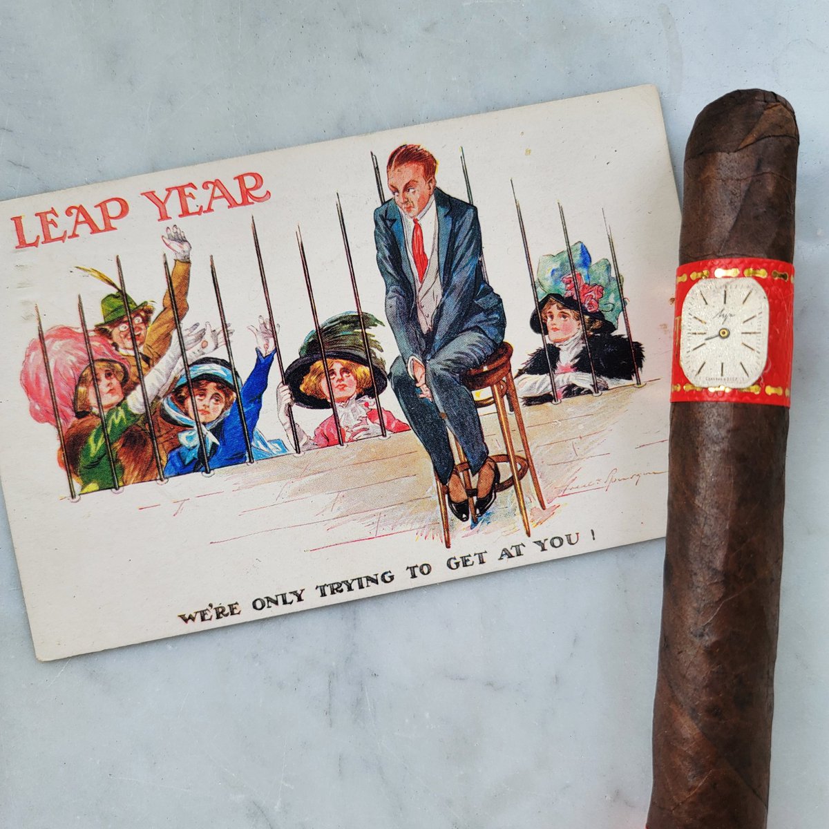 #Cigar #Cigars #PrincipleCigars #LeapYear #LeapYear2024 #VintagePostcard #시가 #雪茄 #цигара #Cerutu #Cigare #Zigarre #葉巻 #сигара #Puro #BOTL #SOTL #CigarAficionado #CigarPorn #Cigarian #CigarWorld #CigarOfTheDay #CigarStyle #CigarLover #ArchiveCollection #TimeToBurn #Maduro