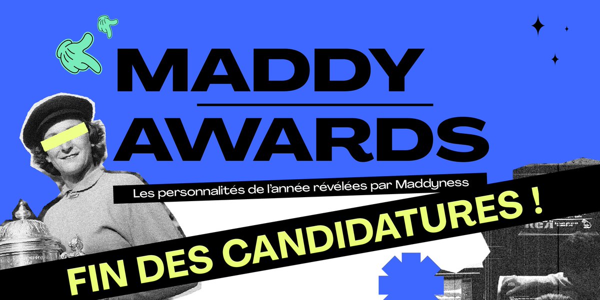 📢 Fin des candidatures pour les #MaddyAwards ! Merci à tous les participants ! 🙏🏽 

Pour les autres, RDV l'an prochain. 😄
Notre jury d'experts analyse désormais chaque candidature. 🕵️‍♂️ 

👏 Annonce des finalistes le 15 mars ! Stay tuned! 🚀 #MKN24