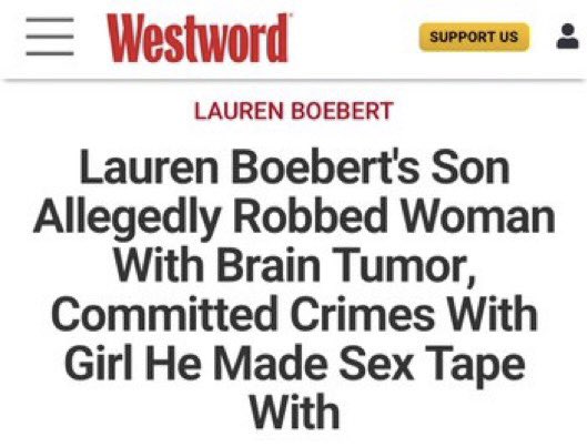 Is she going to make anymore posts today about the “Biden Crime Family?”westword.com/news/details-e…