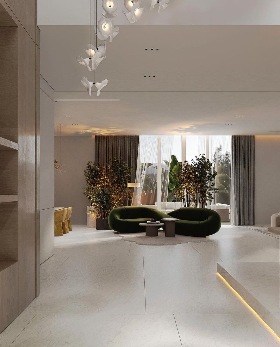 ركن جلوس صغير بطابع مختلف ومميز يفصل بين غرفة المعيشة والمطبخ🌿🤍✨

ايش رايكم فيه؟