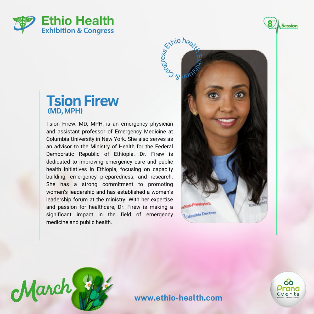 health_ethio's tweet photo. Celebrating the Extraordinary Women in Medicine!
In honor of International Women's Day on March 8th, we are thrilled to present a series of powerful images that highlight the undeniable strength and brilliance of women in medicine.

Register here
https://t.co/84mRVrBBVh https://t.co/VlmADRFTVA