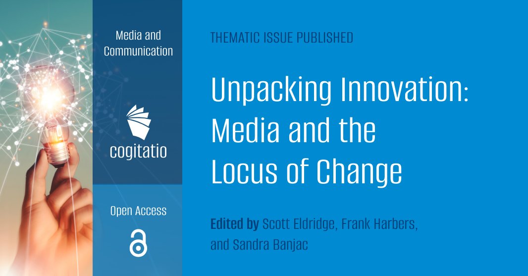 Beyond apps and algorithms, how can we look at media innovation? Our new #openaccess issue argues that the conversation on media #innovation should consider other factors beyond technology (🧶). Issue: shorturl.at/bquAH Editors: @seldridge, @fharbers83, and @BanjacSandra