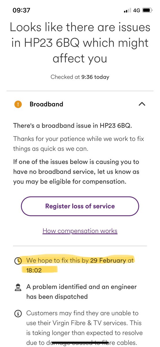 LisaHemley's tweet photo. @virginmedia why do you lie to customers.. outage in area and advising fixed since 8am.  Disgusting imbeciles.. haven’t been able to work since yesterday afternoon. And yes I work from home as disabled.. it’s not a choice!! https://t.co/IDkkLymoMV
