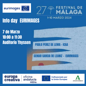 ECMEDIAnd's tweet photo. 📢 Info sesion #eurimages en @MAFIZMalaga
🗓️7 de Marzo de 10 a 11.30
🏦Auditorio Museo Thyssen
No te pierdas esta sesión con importantes novedades sobre Eurimages para tus proyectos de #coproduccion @MEDIAprogEU
mas info:
https://t.co/SkV7FTicoI https://t.co/BQTCcHCxSX