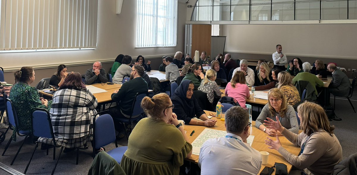 Dropped into the Kingsway Family Hub in Widnes for our @WeAreBCHFT specialist children’s services visioning event this morning - clinicians, partners and parents. Such determination to deliver the very best care, together with our partners in Halton.