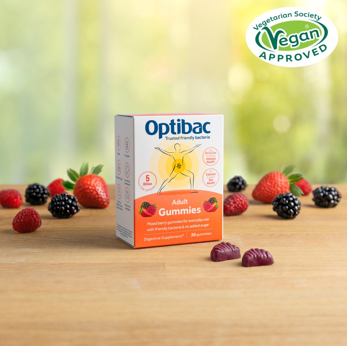 Boost your gut health the vegan way with @optibac Probiotics! 🌱 Say hello to happy tummies and a healthier you!🧡 #Vegan approved by @vegsoc✨ #VegetarianSocietyApproved #VeganWellness #OptiBac #Probiotics #VeganLifestyle #HealthyGut