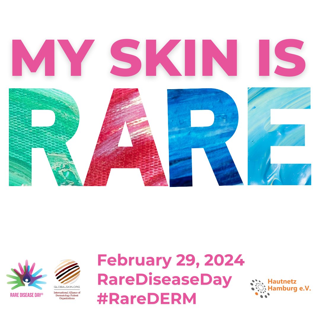 🙋‍♀️ Heute ist Tag der Seltenen Erkrankungen! #RareDiseaseDay
Der 29. Februar ist der seltenste aller Tage – das passende Datum, um auf die Belange von Betroffenen mit Seltenen Erkrankungen aufmerksam zu machen. 🔬💊 #MySkinIsRare
Mehr Infos gibt es hier: rarediseasesinternational.org/living-with-a-…