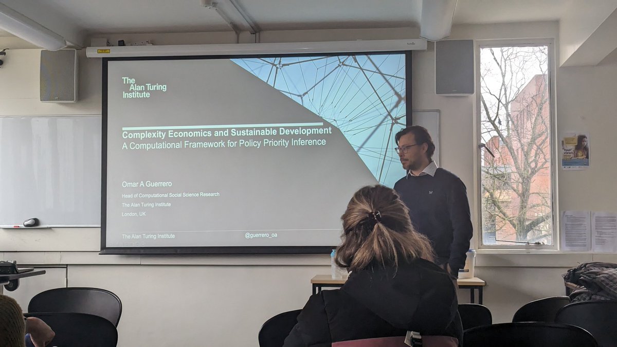 Great seminar yesterday by @guerrero_oa , inspiring policy priority interface analysis framework. #AcademicTwitter #SDGs #SustainableDevelopment