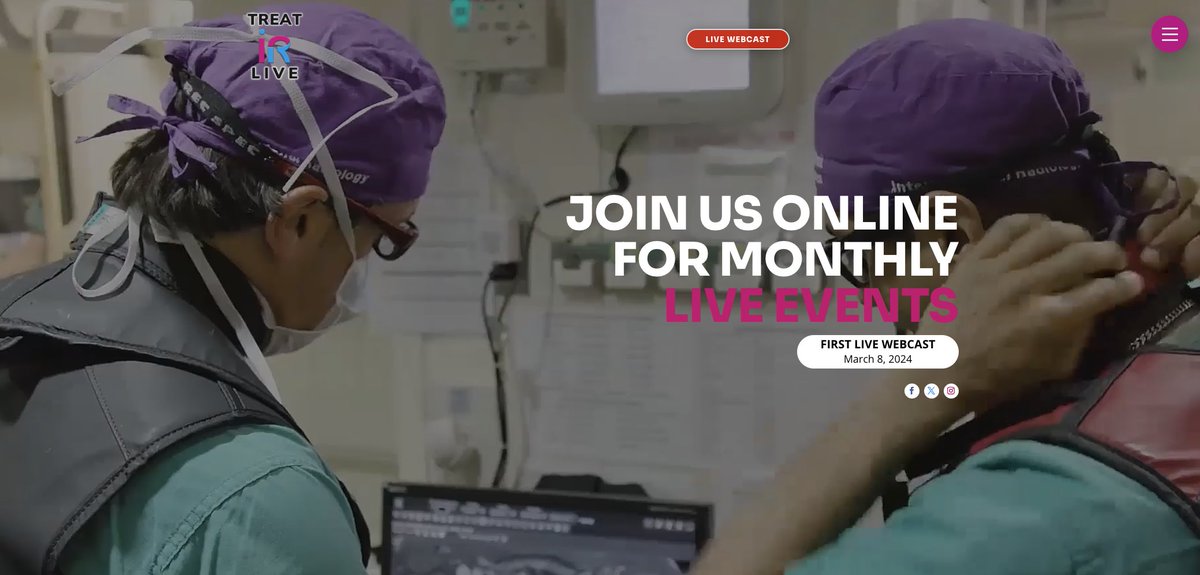 Monthly live cases with #TREATLive are back! Join them on March 8 for the next case: PAE with glue 👏 Tune in and ask a question for the docs here: treatsymposium.com/live-webcast/ @MountSinaiIR @IcahnMountSinai @MountSinaiDMIR @Daryl_Goldman @roblookstein @bonesz @SDhandMD @SIR_ECS