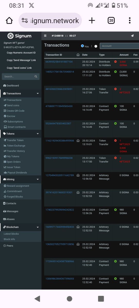 Printing_Signum's tweet photo. @investorboy1988 @hufhaus9 This is why people need blockchain - for automatic payments, transactions, multi-transactions, smart contracts, nicknames, NFTs and for issuing their own smart tokens. #Signum (#Burstcoin) is the world's first blockchain to create and run self-executing smart contracts on-chain. https://t.co/8tPxqYWQ5R