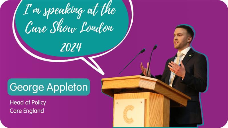 Coming to the Care Show London? Hear Care England’s Head of Policy, George Appleton, speak on ‘Professionalising the workforce: how far does a register take us?’ To book your place for @CareShow, on the 25th of April here - careshowlondon.co.uk