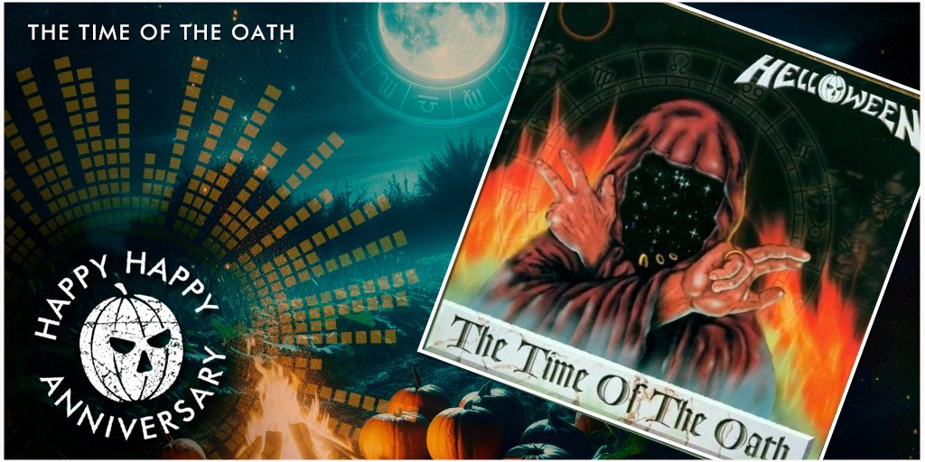 🎃 ⌛️ You know what time it is? It's THE TIME OF THE OATH anniversary time! Name your favourite track! #Helloween