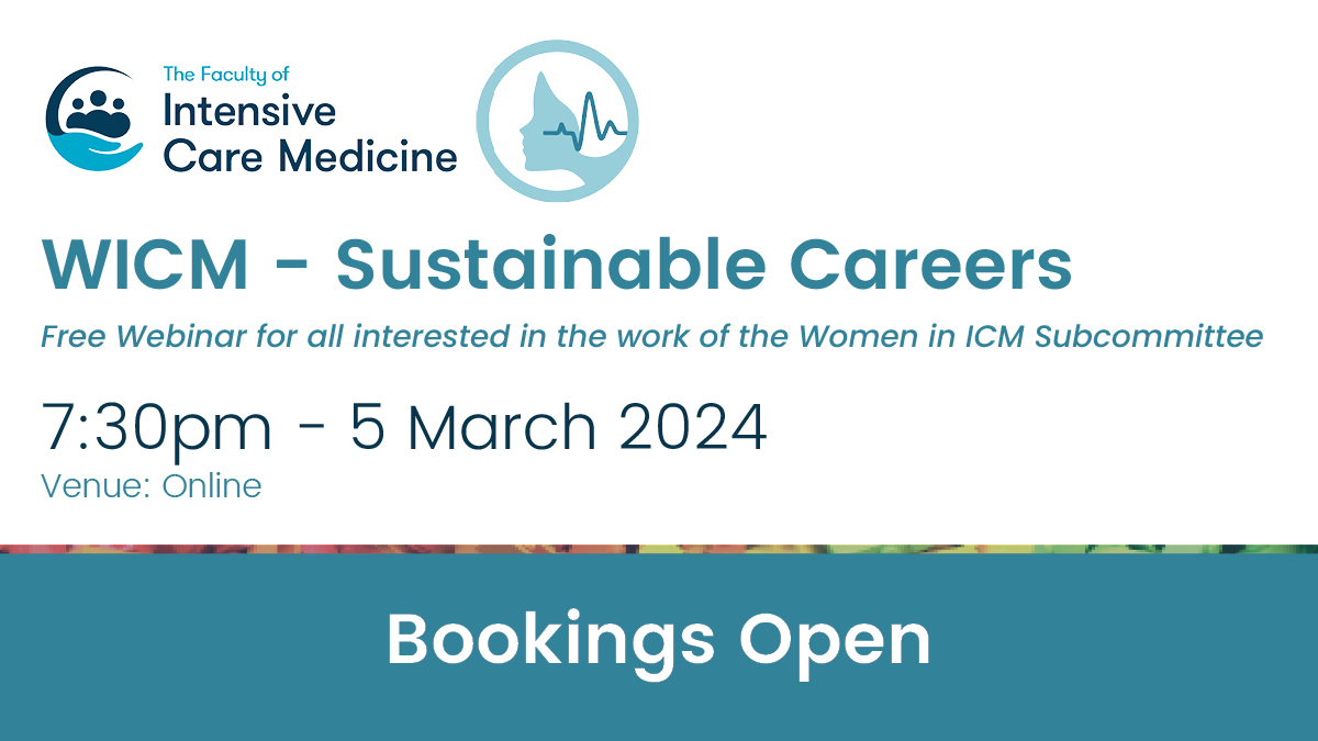Women in Intensive Care Medicine (@womenicm) on Twitter photo The WICM webinar is planned for next Tuesday with WICM Subcommittee members Cath, Aoife and Jenny.
Register here if you haven't already: bit.ly/WICMWebinar
You can submit any questions/ideas in advance to wicm@ficm.ac.uk or <a href="/WomenICM/">Women in Intensive Care Medicine</a>
We look forward to seeing you there! The WICM webinar is planned for next Tuesday with WICM Subcommittee members Cath, Aoife and Jenny.
Register here if you haven't already: bit.ly/WICMWebinar
You can submit any questions/ideas in advance to wicm@ficm.ac.uk or <a href="/WomenICM/">Women in Intensive Care Medicine</a>
We look forward to seeing you there!