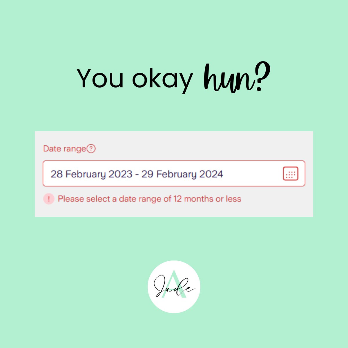 WebWriterJade's tweet image. Starling is struggling with the leap day today 🤭

Has anyone noticed any other instances? I&apos;m easily amused.

📢 Also, here&apos;s a reminder to pay your invoices if you&apos;ve got any outstanding 📢

#LeapDay #LeapYear #Systems #Error #Invoices #Freelancer #SmallBusinessOwner